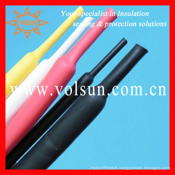 Glue Inside Waterproof Polyolefin Colors 3:1 Dual Wall Heat Shrink Tubing